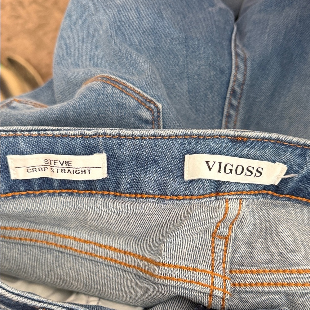 Vigoss Stevie Crop Straight Denim size 28 - Picture 2 of 13